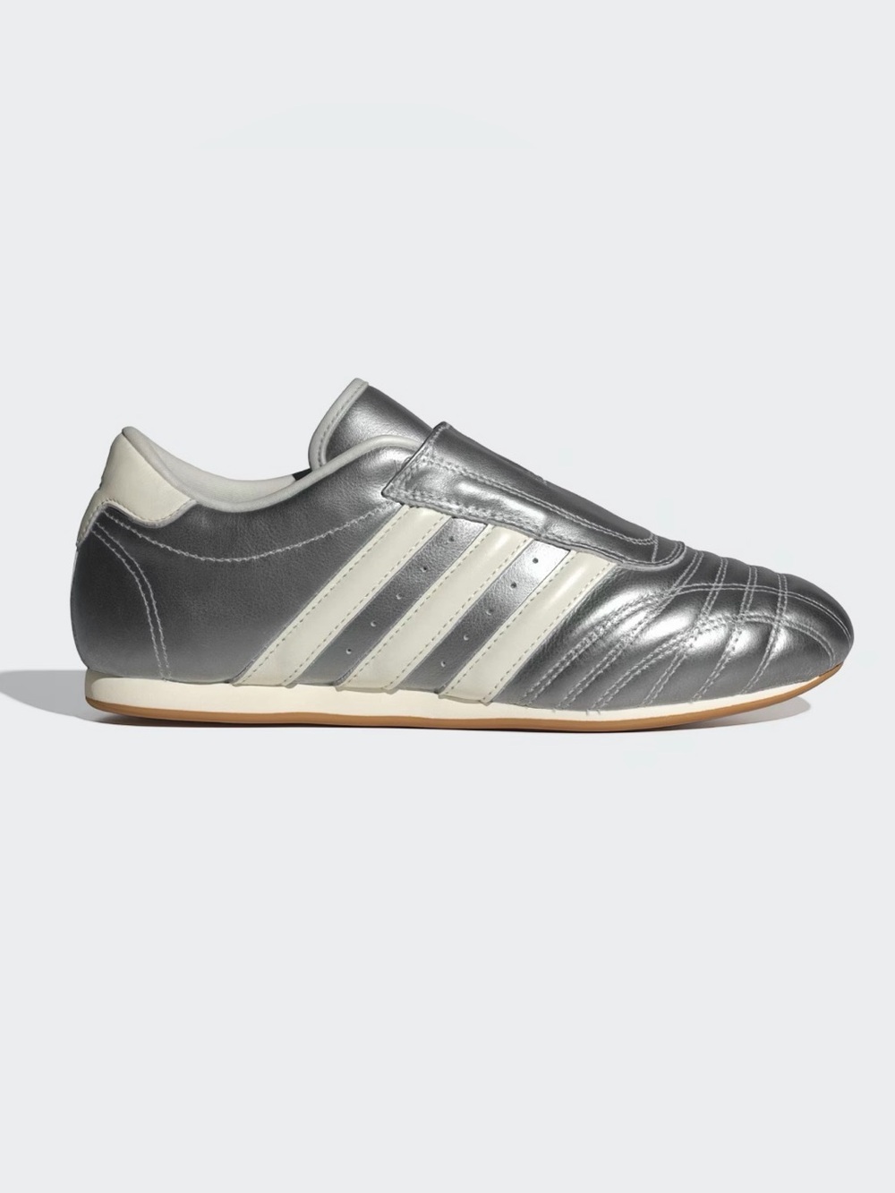 NWT Adidas Taekwondo Silver Metallic Women's Shoes JS4023 size 7.5 - Picture 2 of 16